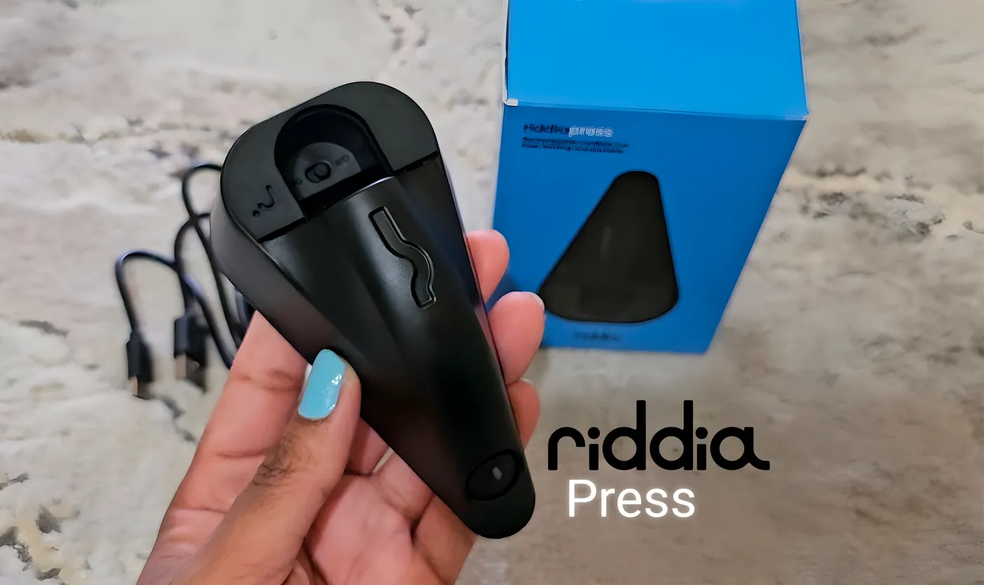 riddiaPress portable cordless iron